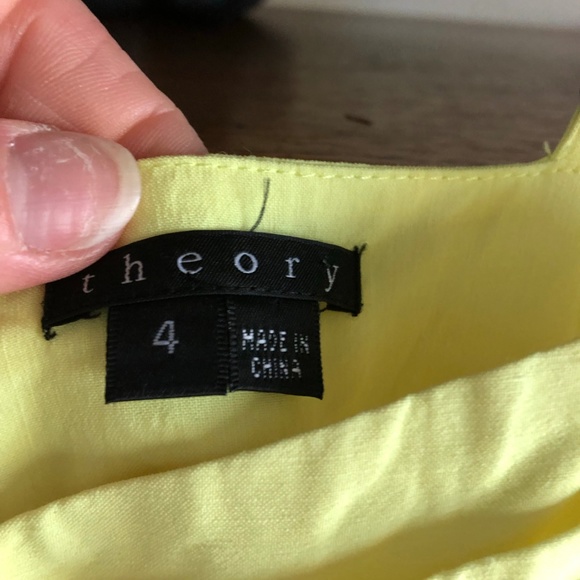 Bright Yellow THEORY Sundress - Picture 2 of 3